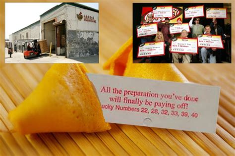 fortune cookie lottery winners